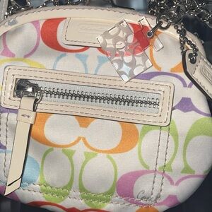 Coach Colorful Signature Mini Bag w/perfume hang tag- Collector's Piece